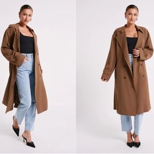 Meshki KEILY Trench Coat Chocolate Brand NEW With Tags